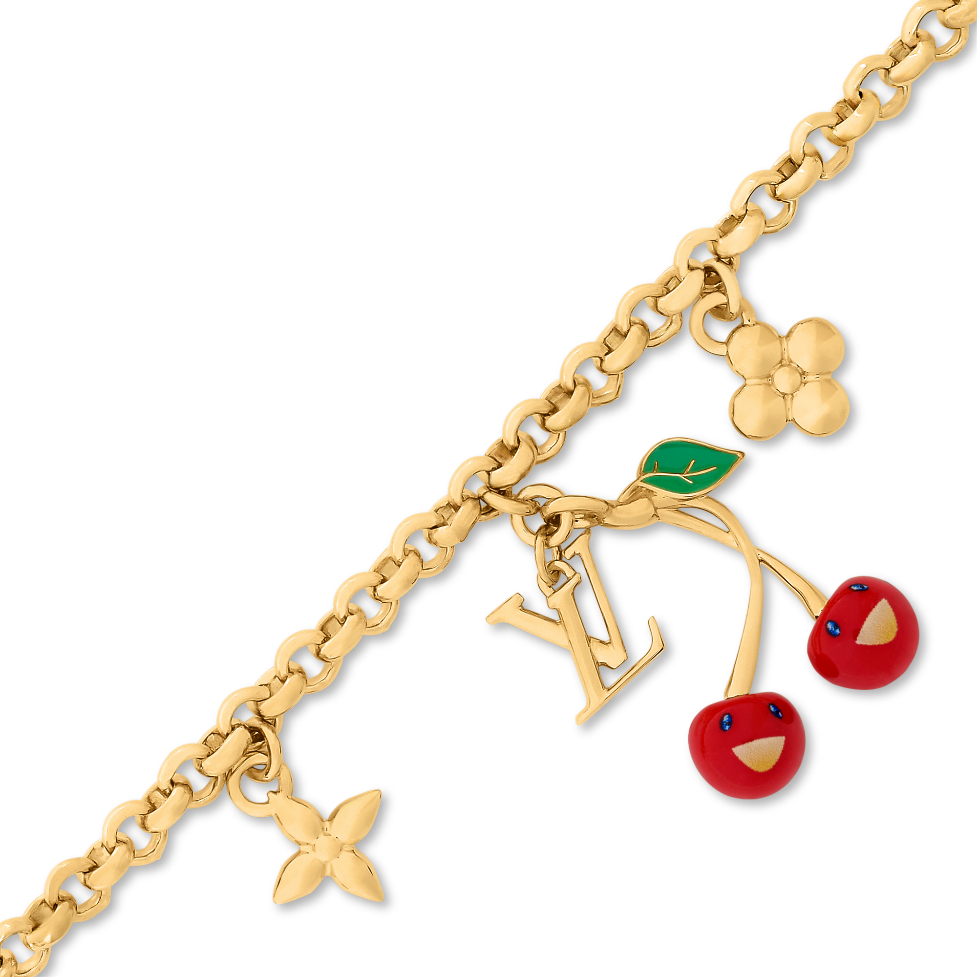 Shop LOUIS VUITTON LV x TM Cerise Bracelet at Beverly Center in